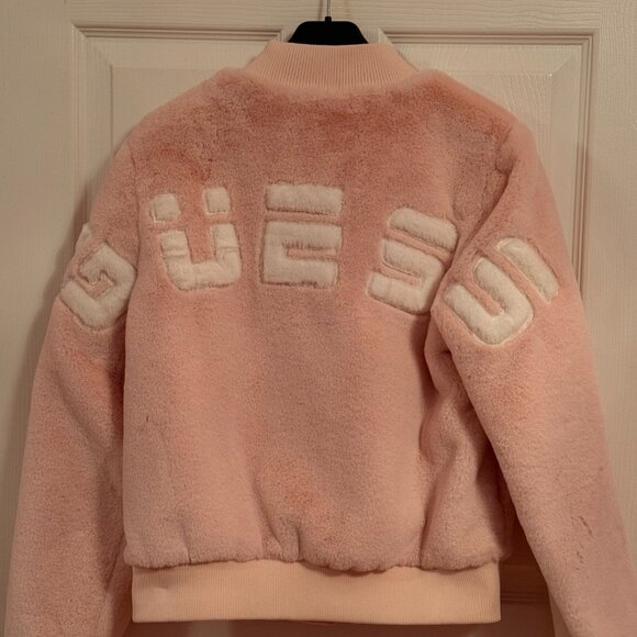 GUESS Los Angeles LIMITED EDITION Pink Zip-up Bomber Jacket - Picture 2 of 3